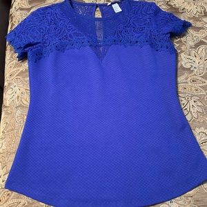 Royal blue lace top!